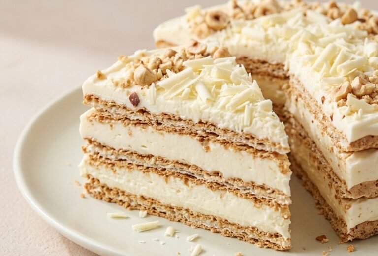 Beli Egipat Torta | Kremasta kraljica svečanih poslastica sa lešnikom
