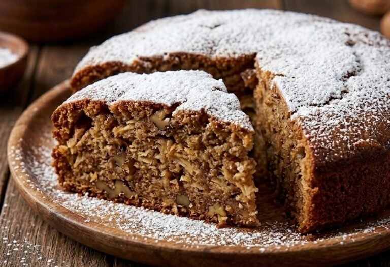 Sočni Posni Kolač sa Jabukama i Orahom | Najjednostavniji Recept na Šolje