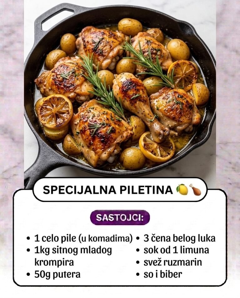 Specijalna Piletina s Limunom i Ruzmarinom | Sočni Bataci s Mladim Krompirom