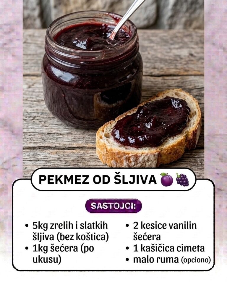 Domaći Pekmez od Šljiva iz Rerne | Starinski Gusti Recept za Zimnicu