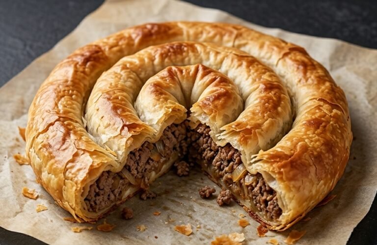 Domaći Motani Burek sa Mesom | Hrskav i Sočni Starinski Recept
