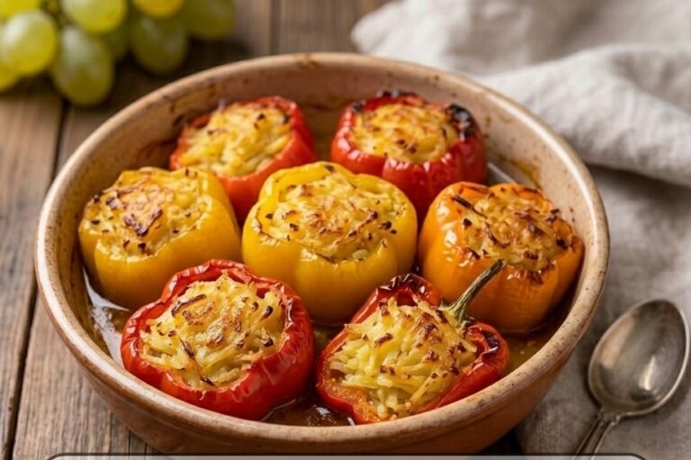 Paprike sa Krompirom iz Rerne | Sočni Starinski Recept za Ručak