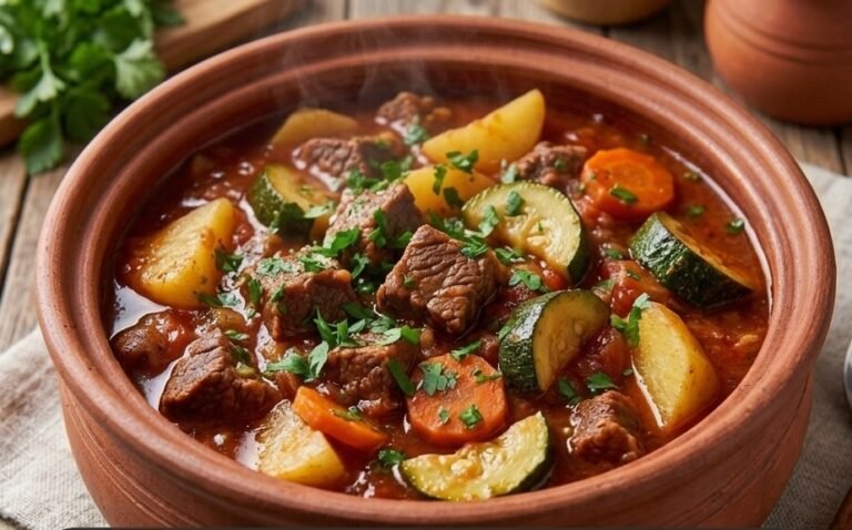 Buranija od Tikvica sa Junetinom Recept | Sočno Domaće Varivo na Kašiku