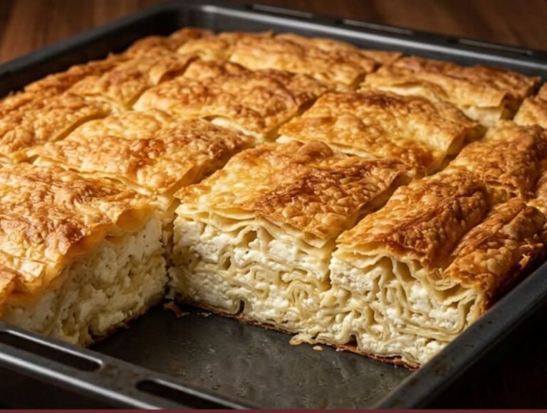 Prava Domaća Gibanica sa Sirom | Vazdušasta i hrskava pita