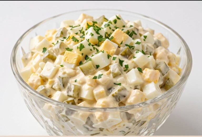 Kremasta Salata sa Jajima i Kiselim Krastavčićima | Brzi Recept