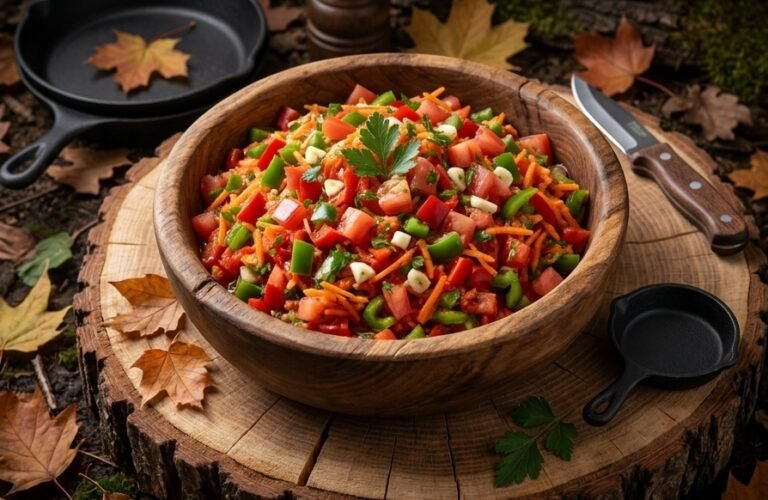 Domaća Lovačka Salata Recept | Šarena i Ukusna Jesenja Zimnica