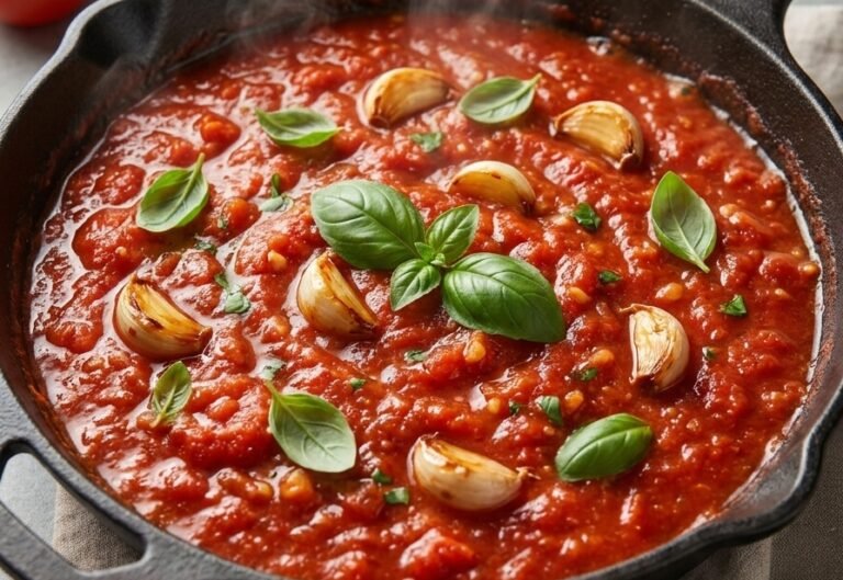 Domaći Sos od Paradajza i Belog Luka Recept | Gusti Aromatični Umak