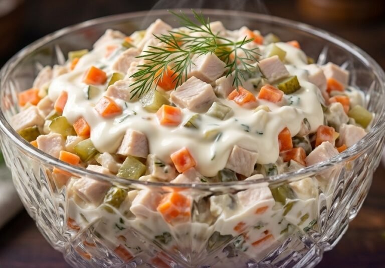 Kremasta Salata sa Piletinom Recept | Sočno i Brzo Hladno Predjelo