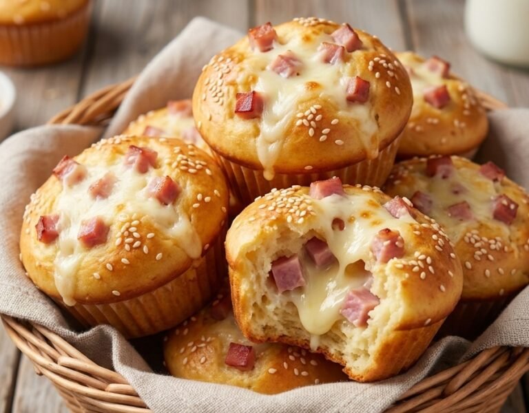 Slani Mafini sa Punjenjem Recept | Sočni Mafini sa Šunkom i Kačkavaljem