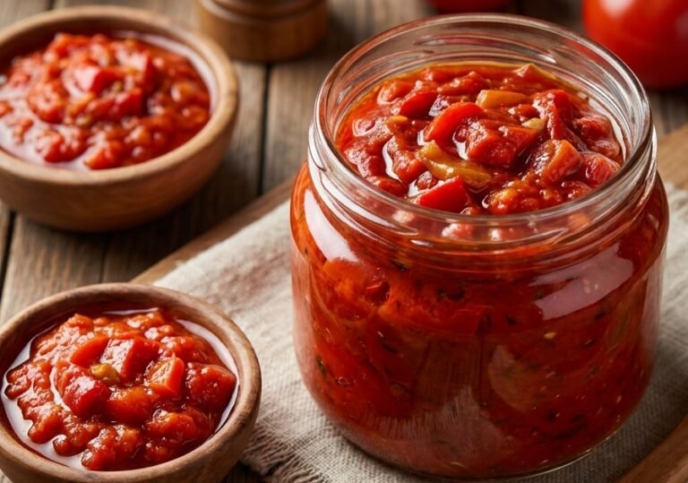 Domaći Pinđur Bez Pečenja Recept | Brza i Sočna Zimnica