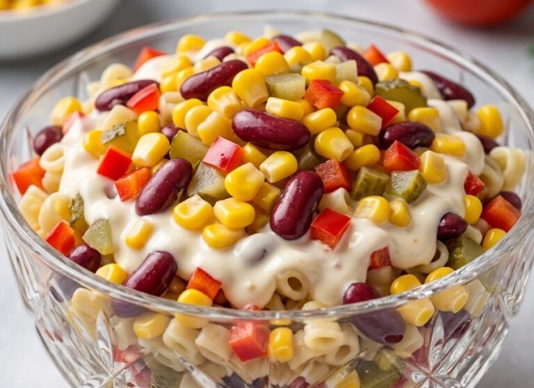Posna Salata sa Testeninom i Povrćem Recept | Kremasta Slavska Salata
