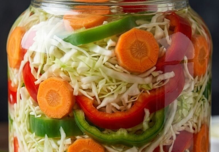 Ukusna Šarena Zimnica Recept | Šarena Salata od Kupusa, Paprike i Šargarepe