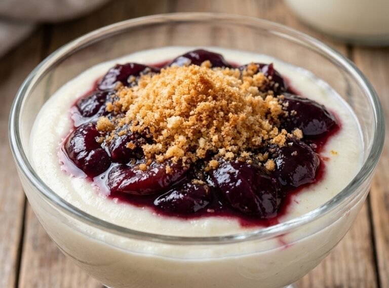 Lažne Knedle sa Šljivama Recept | Brzi Desert u Čaši bez Mesenja