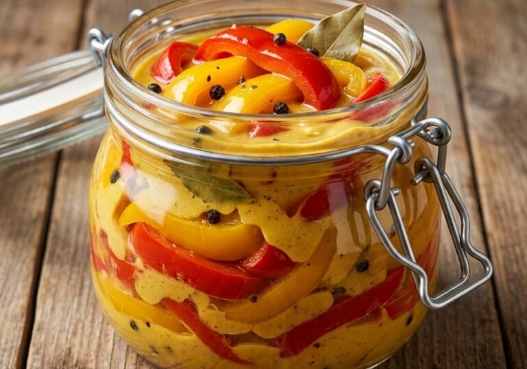 Paprike u Senfu Recept | Hrskava i Kremasta Domaća Zimnica