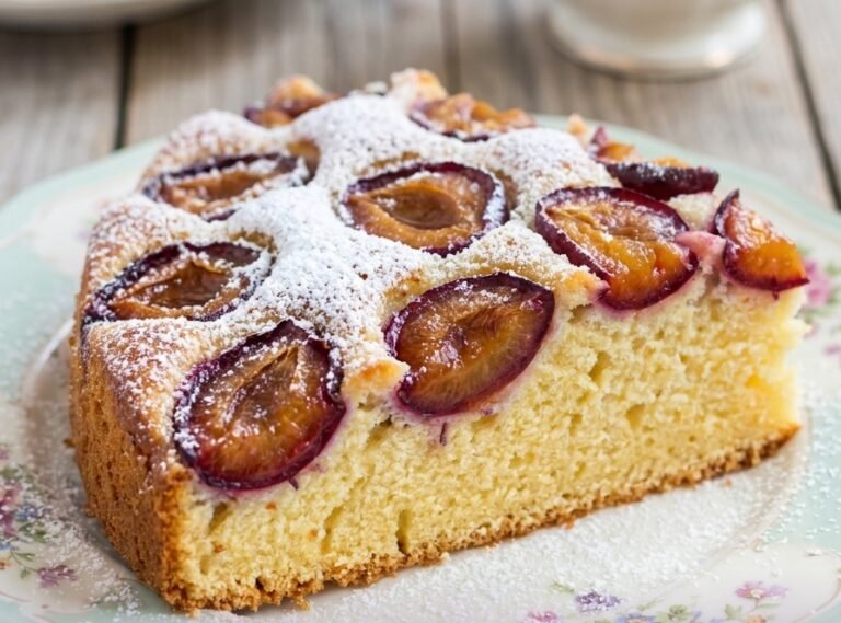 Brzi Kolač od Šljiva Recept | Sočni Starinski Kolač sa Jogurtom