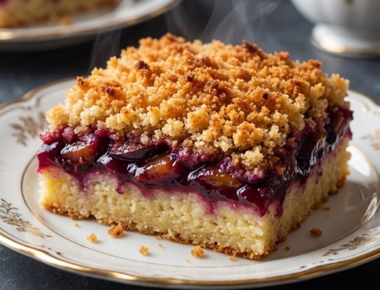 Knedla Kolač Recept | Starinski Kolač sa Grizom, Šljivama i Prezlama
