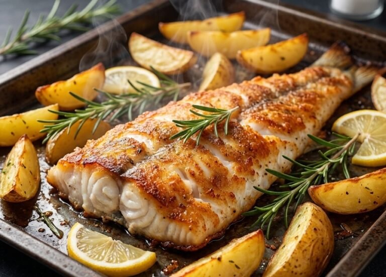Pečeni Oslić u Rerni Recept | Sočna Riba sa Krompirom