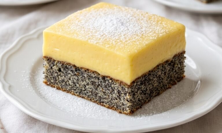 Mak Vanila Kolač Recept | Sočni Kolač sa Makom i Pudingom