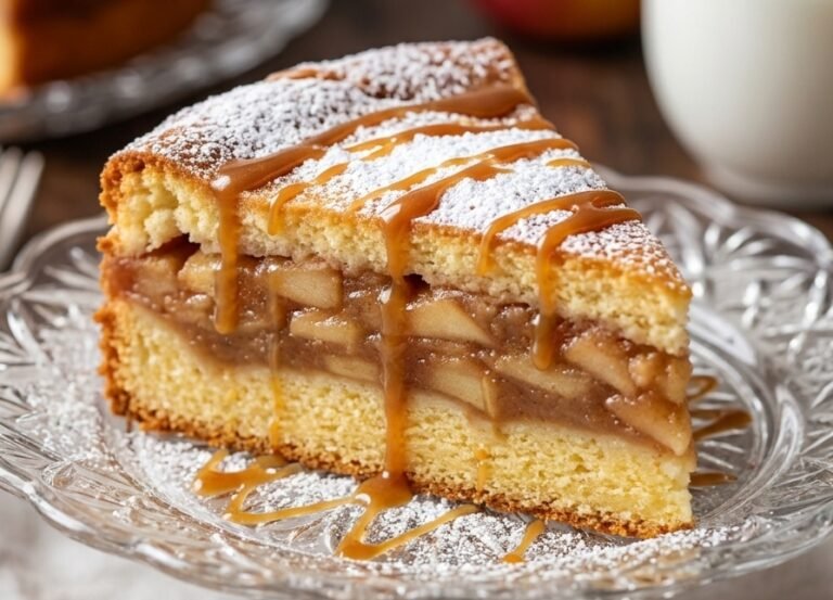 Kolač sa Jabukama Recept | Domaći Kolač sa Cimetom i Karamelom