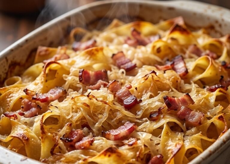 Testenina sa Kupusom Recept | Tradicionalne Krpice sa Kiselim Kupusom i Slaninom