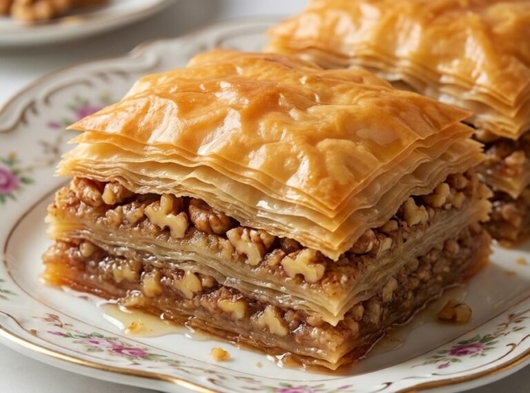 Domaća Baklava sa Orahom Recept | Sočna i Hrskava Tradicionalna Baklava