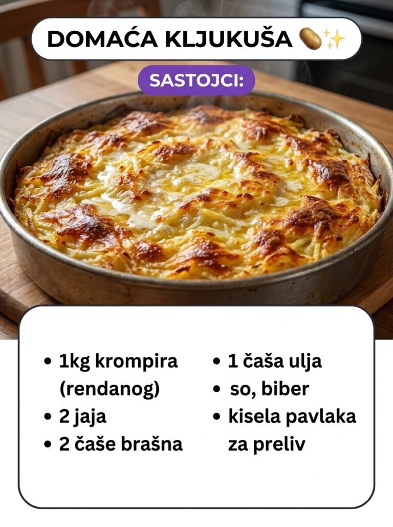 Domaća Kljukuša sa Krompirom Recept | Starinsko i Hrskavo Jelo sa Pavlakom