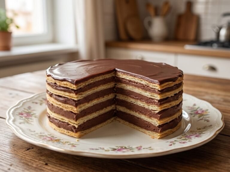 Domaća Mađarica Recept | Tradicionalni Sočni Kolač sa Čokoladnim Koricama