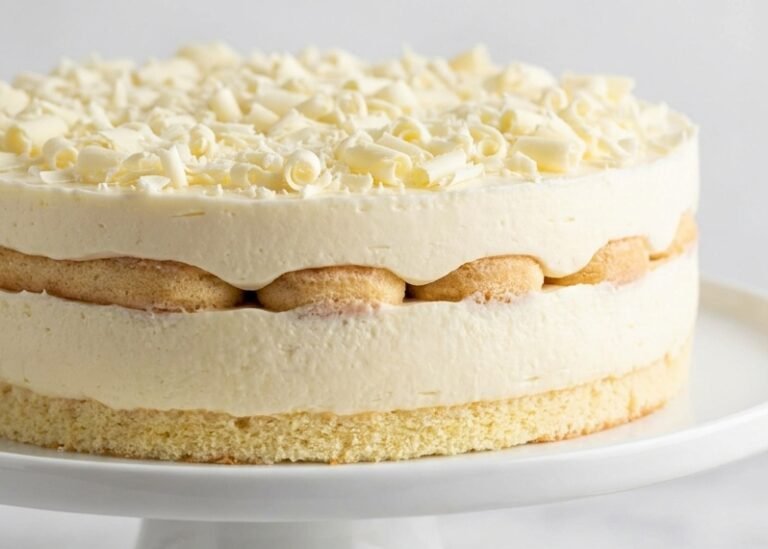 Torta Bijela Kraljica Recept | Kremasta Bela Torta sa Piškotama i Belom Čokoladom