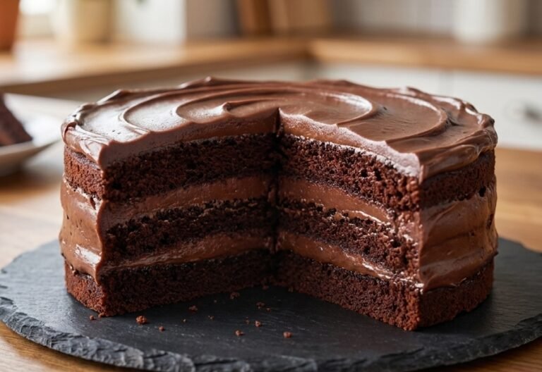 Posna Čoko Torta Recept | Sočna i Brza Čokoladna Torta sa Kiselom Vodom