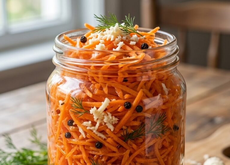 Cepkana Šargarepa sa Renom Recept | Pikantna i Hrskava Zimska Salata u Tegli