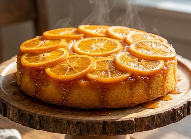 Obrnuti Kolač sa Pomorandžom Recept | Sočni i Mirisni Citrusni Kolač