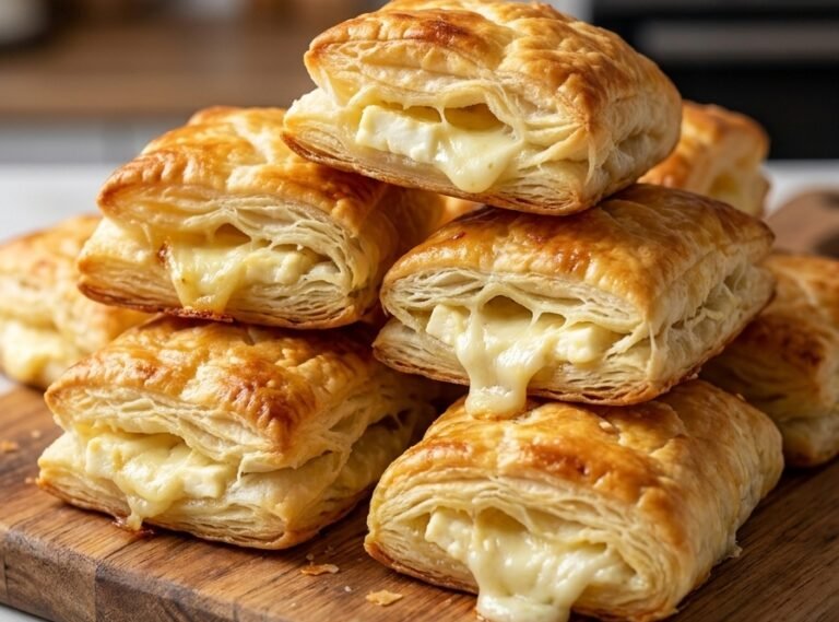 Pogačice sa feta sirom – Brzo i hrskavo pecivo od lisnatog testa