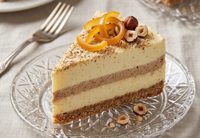 Posna Torta sa Pomorandžom i Lešnikom Recept | Kremasti Posni Kolač