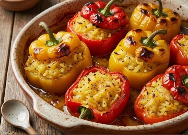 Paprike Punjene Krompirom Recept | Sočne Pečene Babure iz Rerne