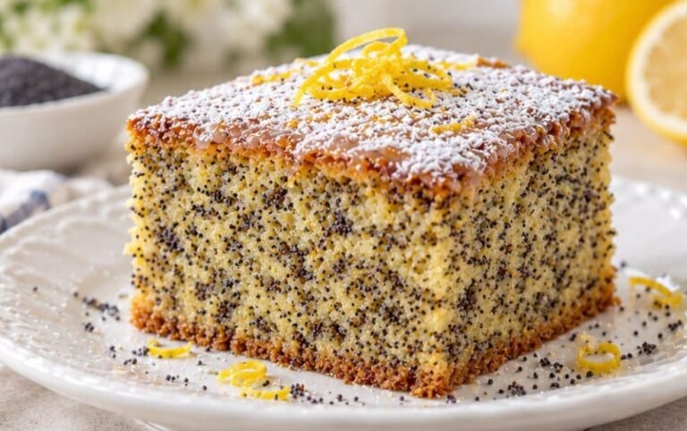 Makedonski Kolač sa Makom Recept | Sočni Kolač sa Makom i Limunom