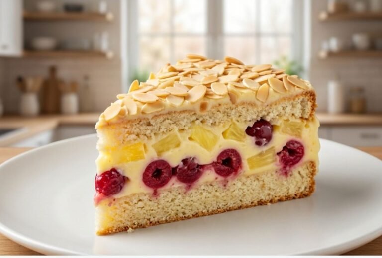 Čuvena Moskva Šnit Recept | Tradicionalna Torta sa Višnjama, Ananasom i Bademima