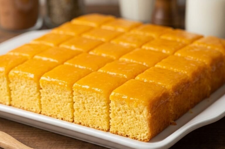 Sočne Kocke Narandže Recept | Osvežavajući Citrusni Kolač