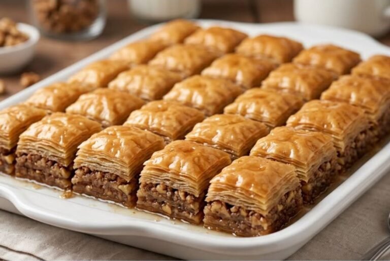 Domaća Baklava sa Orasima Recept | Sočni i Hrskavi Starinski Kolač sa Agdom