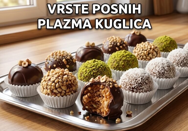 Vrste posnih Plazma kuglica – Sitni praznični kolači u više finih ukusa