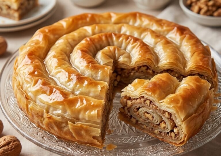 Sultan pita s orasima – Raskošna sočna pita sa aromatičnom agdom