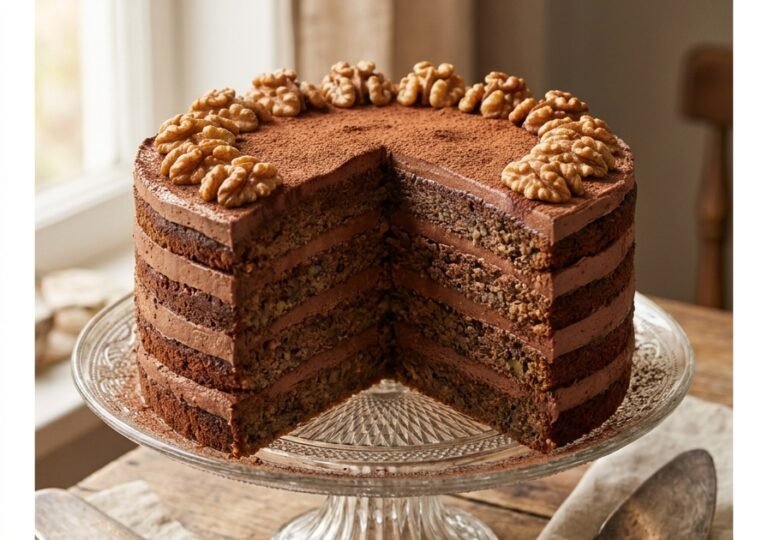 Starinska čokoladna torta sa orasima – Recept koji se čuva godinama