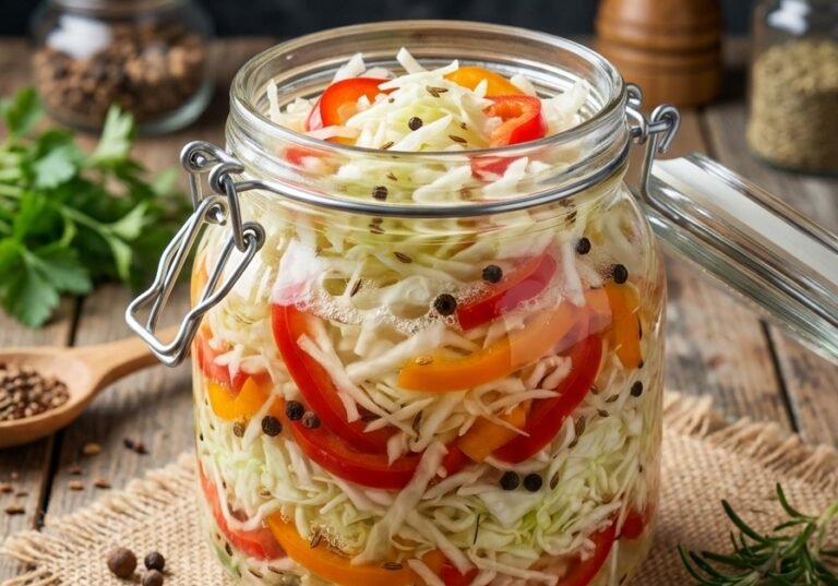 Cepkani kupus i paprika – Hrskava i osvežavajuća domaća salata za zimnicu