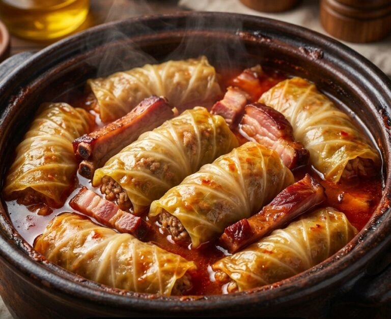 Domaća sarma – Tradicionalni specijalitet sa dimljenim mesom i kiselim kupusom