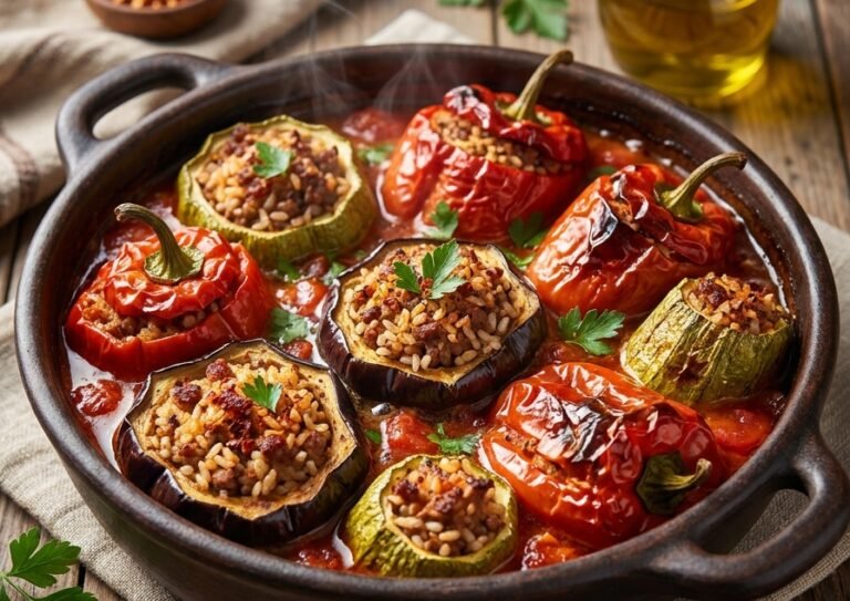 Zapečeno suvano povrće – Tradicionalno, sočno i aromatično punjeno povrće