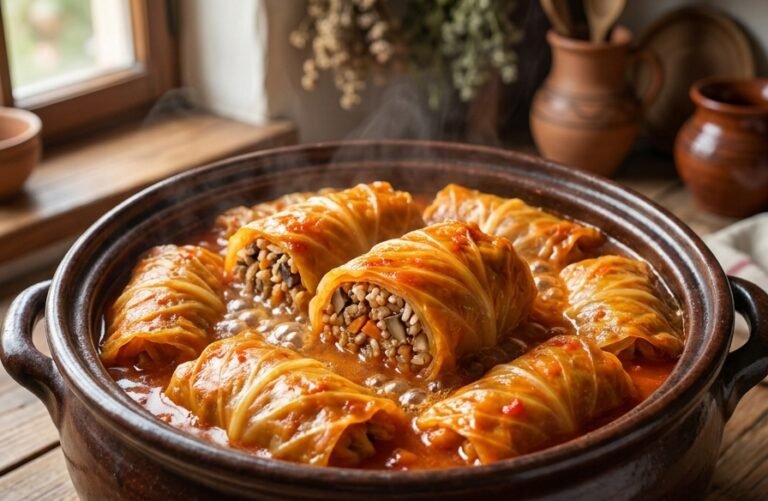 Svečana posna sarma – Tradicionalna, bogata i sočna posna sarma sa orasima i pečurkama