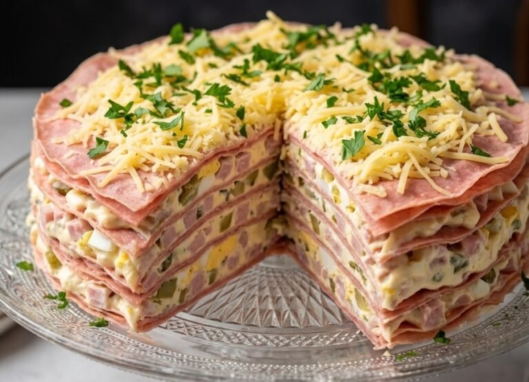 Slana Rozen Torta – Bogata, kremasta i izuzetno dekorativna slana predjela za svečane prilike