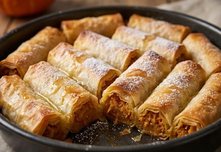 Domaća bundevara – Sočna, mirisna i hrskava tradicionalna pita sa korama za pitu, rendanom bundevom, cimetom i šećerom u prahu