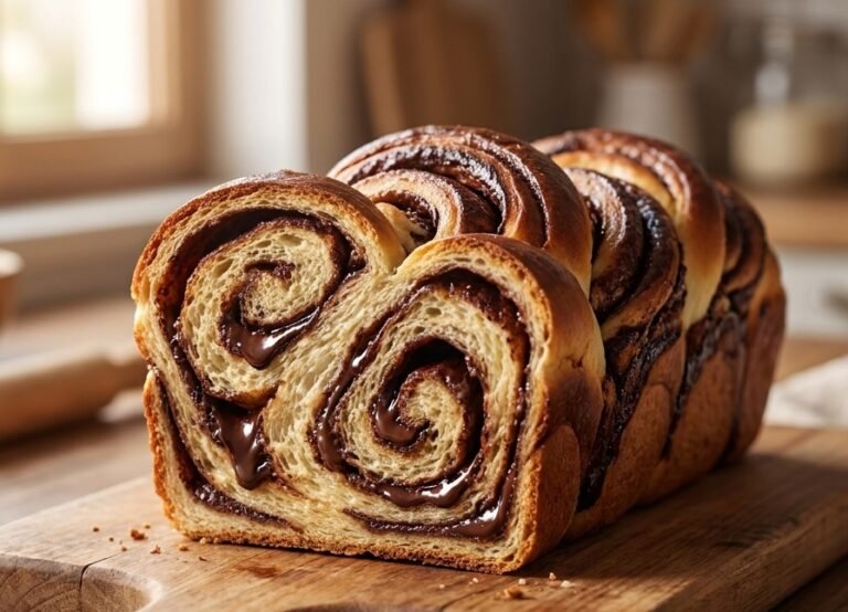 Čokoladna babka – Bogat, mekan i sočan tradicionalni specijalitet sa kvascem, puterom, jajima i bogatim čokoladnim namazom