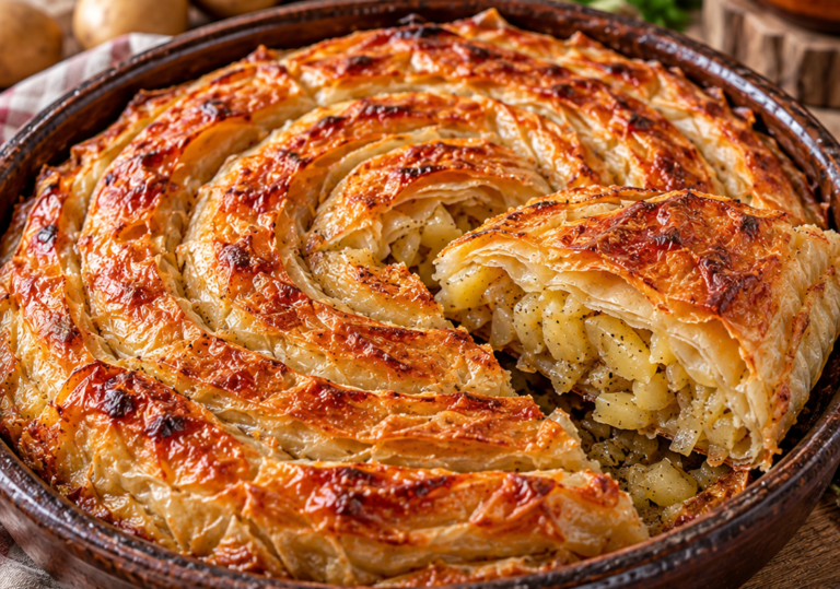 Domaća krompiruša – Hrskava, sočna i tradicionalna pita sa krompirom